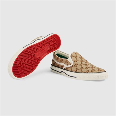 ebay mens gucci sneakers|men's gucci slip on sneakers.